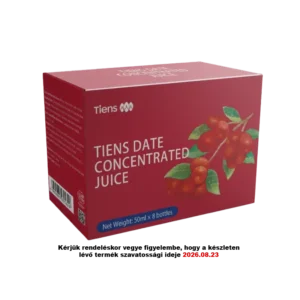 Tiens Kinai datolyale koncentratum JUJUBA Date Concentrated Juice 400 ml 50 ml x 8 uveg kozeli lejarat